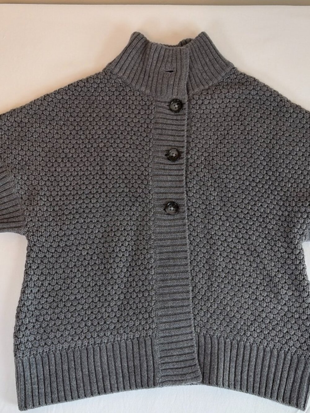 Banana Republic Short Sleeve 60% Merino Wool Button Up Sweater Sweater Women's X